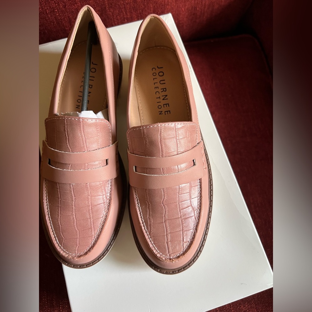Journee Collection Pink Loafers
